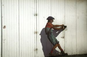Street Art - Locking The Door Auckland